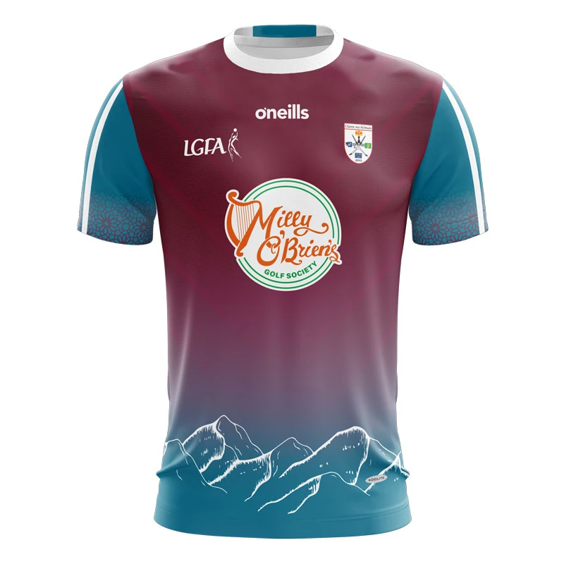 Clann Na HOman Women's Fit LGFA Jersey (Maroon) 3 Clann Na HOman Women's Fit LGFA Jersey (Maroon)