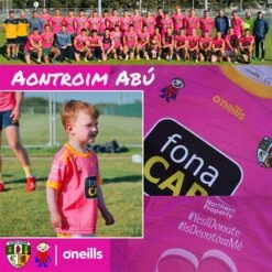 Donate4Daithi Kids' Jersey Pink -CASTOR Clothing Shop d4d3 1