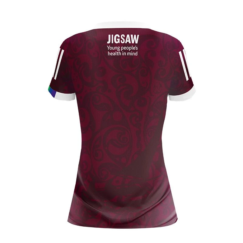 Galway Camogie Home Jersey 2023 4 Galway Camogie Home Jersey 2023 - Image 2