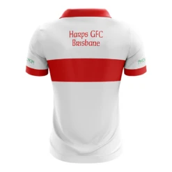 Harps GFC Brisbane Jersey (30th Anniversary) -CASTOR Clothing Shop harpsgfc 3d jersey 30th white back 2