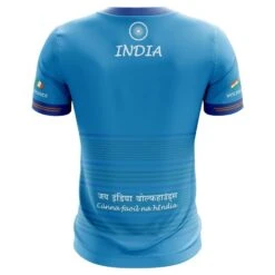 India Wolfhounds GAA Women's Fit Jersey (Sky) 5 India Wolfhounds GAA Women's Fit Jersey (Sky) -CASTOR Clothing Shop india sky back 3d