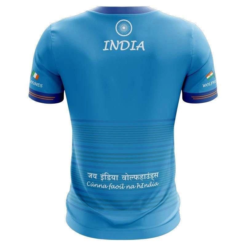 India Wolfhounds GAA Women's Fit Jersey (Sky) 4 India Wolfhounds GAA Women's Fit Jersey (Sky) - Image 2
