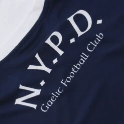 NYPD GAA Goalkeeper Jersey 2021/22 -CASTOR Clothing Shop nypd tf gk jersey hooped navy wht 7 1
