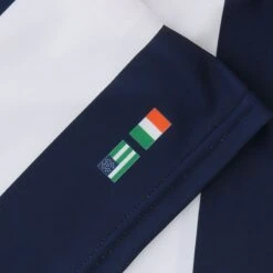 NYPD GAA Goalkeeper Jersey 2021/22 -CASTOR Clothing Shop nypd tf gk jersey hooped navy wht 8 1