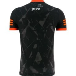 PwC All-Stars GAA Jersey Black -CASTOR Clothing Shop pwc allstars tf 3s blk org adlt p2