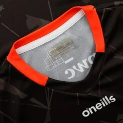 PwC All-Stars GAA Jersey Black -CASTOR Clothing Shop pwc allstars tf 3s blk org adlt p7