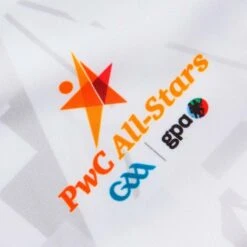 PwC All-Stars GAA Jersey White -CASTOR Clothing Shop pwc allstars tf 3s whi org adlt p3