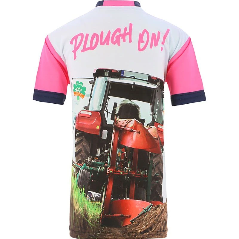 Kids' Pink Plough On! Ploughing Championships Jersey 4 Kids' Pink Plough On! Ploughing Championships Jersey - Image 2