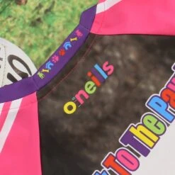 Kids' Talk To The Paw Ploughing Championships Jersey -CASTOR Clothing Shop talk to the paw show jersey pnk pur wht kids p5 1