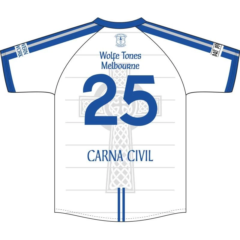 Wolfe Tones GAC Melbourne Kids' Jersey - P.J O'Brien's (White) 4 Wolfe Tones GAC Melbourne Kids' Jersey - P.J O'Brien's (White) - Image 2