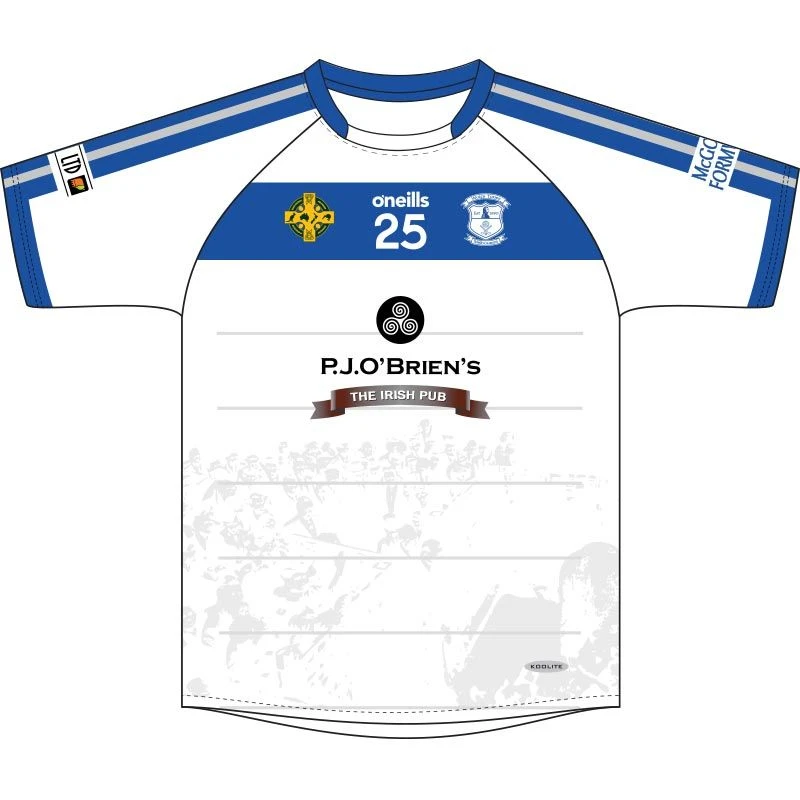Wolfe Tones GAC Melbourne Kids' Jersey - P.J O'Brien's (White) 3 Wolfe Tones GAC Melbourne Kids' Jersey - P.J O'Brien's (White)